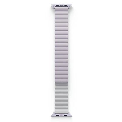 8. Pasek Uniq Revix na Apple Watch 1/2/3/4/5/6/7/8/SE/SE2/Ultra 42/44/45/49mm - liliowo-biały