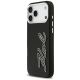 2. Etui Karl Lagerfeld FW Grained Signature Logo na iPhone 17 Pro Max - czarne