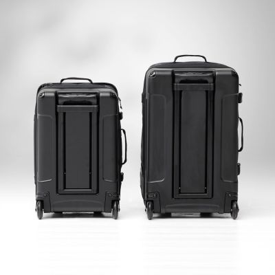 5. Fjällräven Färden Roller 35 Wózek Twardy kask Czarny 35 l Poliamidowy