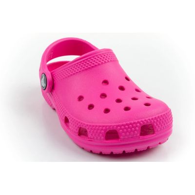 3. Crocs chodaki sandały dziecięce Classic Clog T różowe wygodne modne