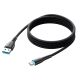 3. Kabel Joyroom Starry Series SA32-AC3 3A USB-A / USB-C 1m - czarny