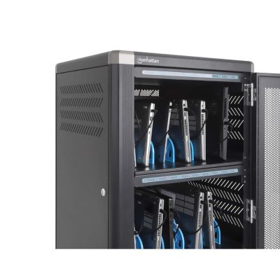 12. MANHATTAN SZAFA DO ŁADOWANIA 30 LAPTOPÓW 30X USB-C