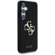 4. Etui Guess Silicone Big 4G Logo Bottom Script na Samsung Galaxy S25 - czarne