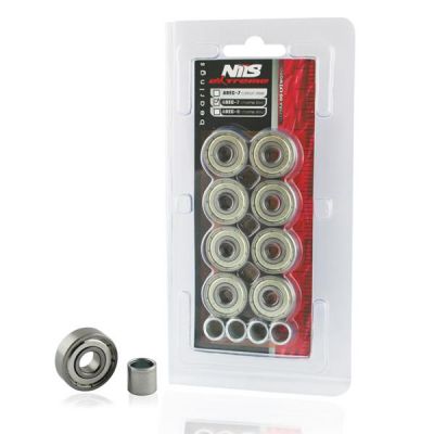 7. ABEC-7 CHROME ŁOŻYSKA (8 szt.) NILS EXTREME