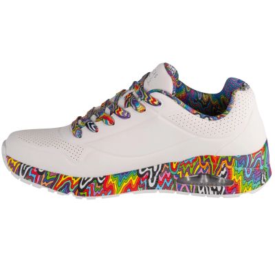 2. Skechers Uno - Stark Mini Drip 183518-WMLT Białe 41