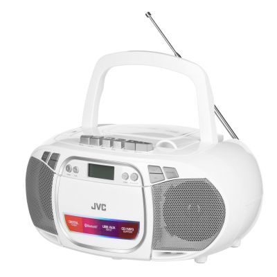 3. Radioodtwarzacz JVC RC-E451W Boombox white