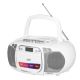 3. Radioodtwarzacz JVC RC-E451W Boombox white