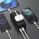 7. Powerbank Dudao K15MAX 30000mAh PD 22.5W z wbudowanymi kablami - czarny