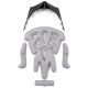 8. Kask rowerowy Meteor MV29 Drizzle XL 61-63 cm czarny/neonowy zielony