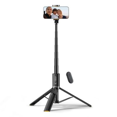 7. Selfie stick Tech-Protect L08S Bluetooth z pilotem, tripodem do 141cm - czarny