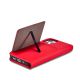 11. Magnet Card Case etui do iPhone 12 Pro Max pokrowiec portfel na karty kartę podstawka czerwony