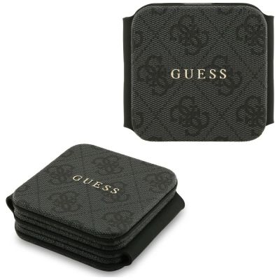 Ładowarka indukcyjna Guess 4G 3w1 15W MagSafe - czarna