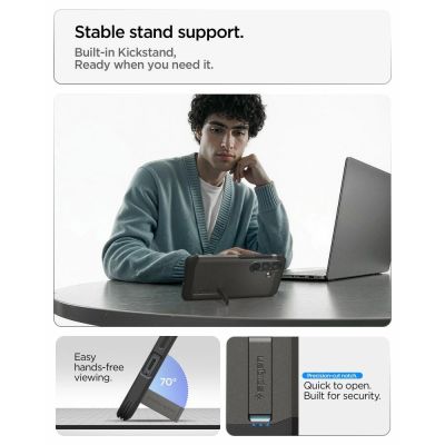 9. Etui Spigen Tough Armor Mag MagSafe na Samsung Galaxy S26+ - szare
