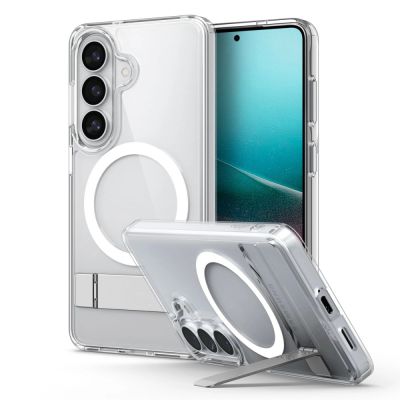 3. Etui Spigen Ultra Hybrid S Mag MagSafe na Samsung Galaxy S26+ - przezroczysto-białe