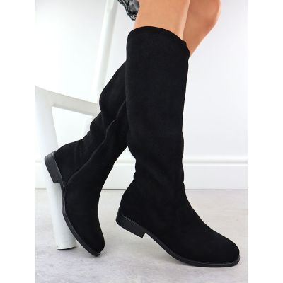 3. Kozaki ażurowe damskie czarne S.Barski 533