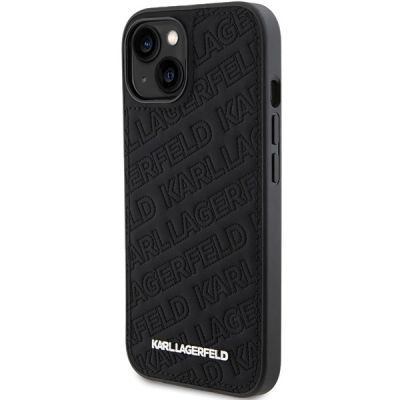 2. Etui Karl Lagerfeld Quilted K Pattern na iPhone 15 - czarne
