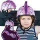 9. KASK ROWEROWY DZIECIĘCY REGULOWANY NO FEAR MOHAWK R.(48-52CM) WHITE/PURPLE