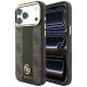 Etui Guess 4G with Stripe Round and Classic Logos MagSafe na iPhone 17 Pro / 18 Pro - brązowe