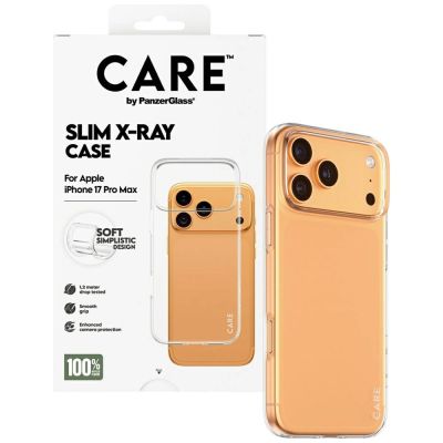 4. Etui CARE by PanzerGlass Fashionable X-Ray Soft Basic na iPhone 17 Pro Max - przezroczyste