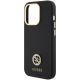 6. Etui Guess Silicone Logo Strass 4G do iPhone 15 Pro - czarne