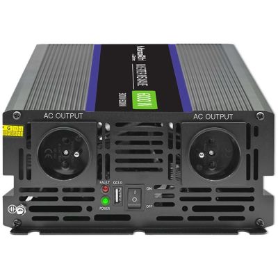 9. Qoltec Przetwornica napięcia Monolith 6000 MS Wave | 12V na 230V | 3000/6000W | USB