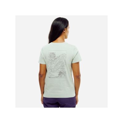 4. Koszulka damska MILLET Cimaï Collab Ts Ss W pastelowy zielony