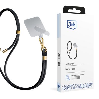 13. Smycz do smartfona 3mk EasyClip - czarna