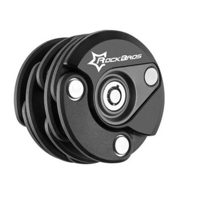 Rockbros zapięcie rowerowe składane czarne WL798BK