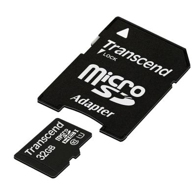 4. SD microSD Card  32GB Transcend SDHC UHS1 w/adapter