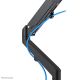 7. Neomounts DS70-700BL2 uchwyt / stojak do monitorów 68,6 cm (27") Biurko Czarny