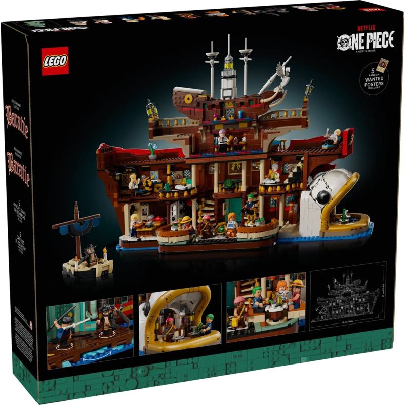 10. LEGO One Piece 75640 Pływająca restauracja Baratie