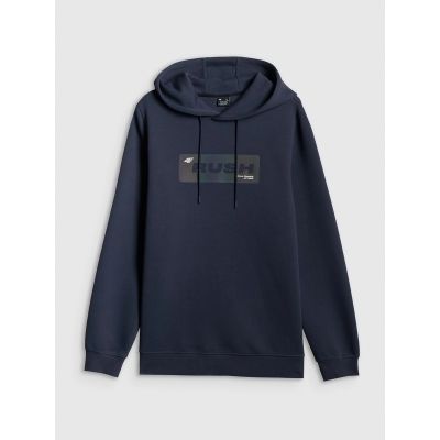 7. Bluza dresowa regular z kapturem męska 4F 4FRSS26TSWSM2801-31S
