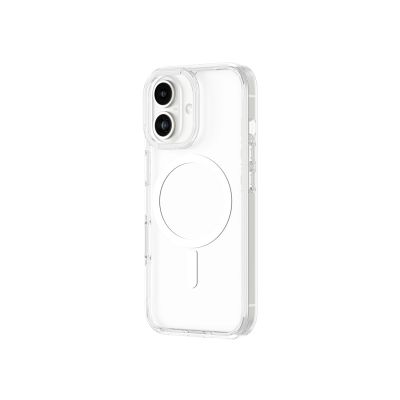 3. Etui silikonowe AMAZINGTHING Minimal Mag Case z pierścieniem magnetycznym do iPhone 16 Plus - przezroczyste