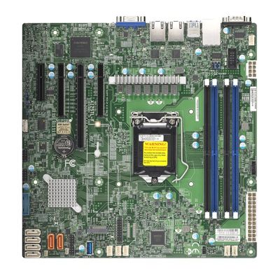 2. Supermicro X12STL-F-B Bulk Intel C252 LGA 1200 (Socket H5) micro ATX