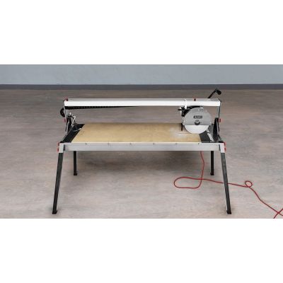 2. Przecinarka do glazury 1500W Graphite 250x25, rozmiar stołu 1230x460, zakres cięcia 1200mm