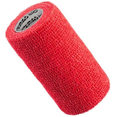 3. REA TAPE BANDAŻ ELASTYCZNY COHESIVE BAND SAMOPRZYLEPNY 4,5M 7,5CM CZERWONY