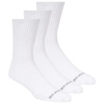 Skechers 3pk Unisex Non Terry Crew S601102-100 Białe 43-46