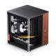 4. Obudowa PC Jonsbo TK-0, Mini-Tower, Mini-ITX, Tempered Glass, Holz - schwarz