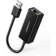 2. Ugreen zewnętrzna karta sieciowa RJ45 - USB 2.0 100 Mbps Ethernet czarny (CR110 20254)