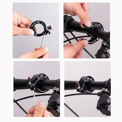 4. Dzwonek rowerowy Rockbros 34210028001 w kształcie litery Q - czarny
