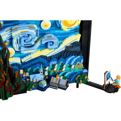 17. LEGO Ideas 21333 „Gwiaździsta noc” Vincenta van Gogha