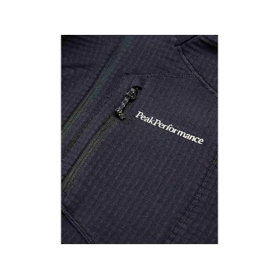 4. Bluza PEAK PERFORMANCE W Trail Polartec Zip Hood czarny