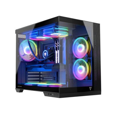 25. MODECOM OBUDOWA VOLCANO PANORAMA APEX ARGB 7F MIDI BLACK