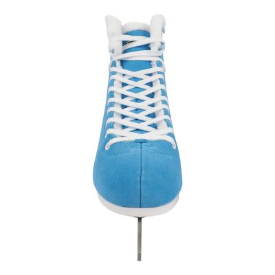 9. Łyżwy figurowe Roces Suede Eco-Fur niebiesko-białe 450702 004