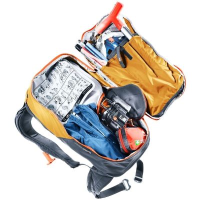 3. Plecak Deuter Alproof Lite 20 SL - cinnamon/blac + Kosmetyczka Deuter Wash Center I, raisin/caspia