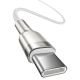 2. Kabel Baseus Cafule Metal 100W USB-C - USB-C 2m - biały