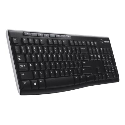 8. Klawiatura bezprzewodowa Logitech K270 RF Wireless QWERTZ Niemiecki Czarny
