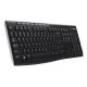 8. Klawiatura bezprzewodowa Logitech K270 RF Wireless QWERTZ Niemiecki Czarny