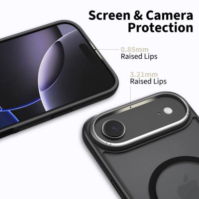 3. Etui Tech-Protect MagEdge MagSafe na iPhone 17 Air - czarny mat