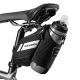 2. Torba rowerowa Rockbros C32BK podsiodłowa 1,5 l z kieszonką na bidon - czarna